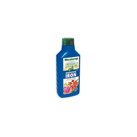 Maxicrop Seaweed Plus sequestered iron liquid fertilizer, 1L bottle