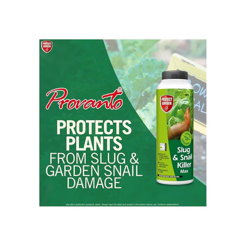 Slug & snail killer Max 800G bottle with green plants-protection panel