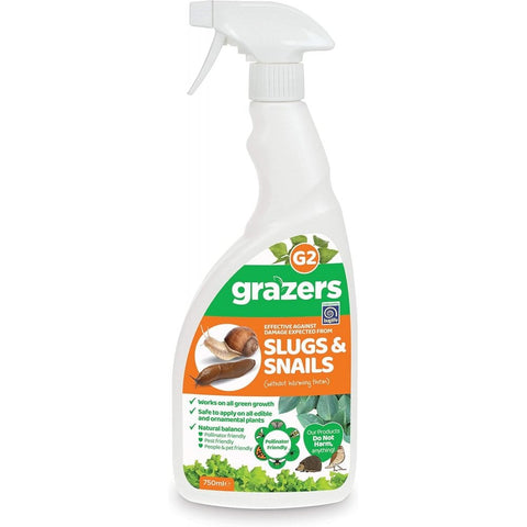 Slug and snail RTU spray bottle, 750 ml, with G2 Grazers label
